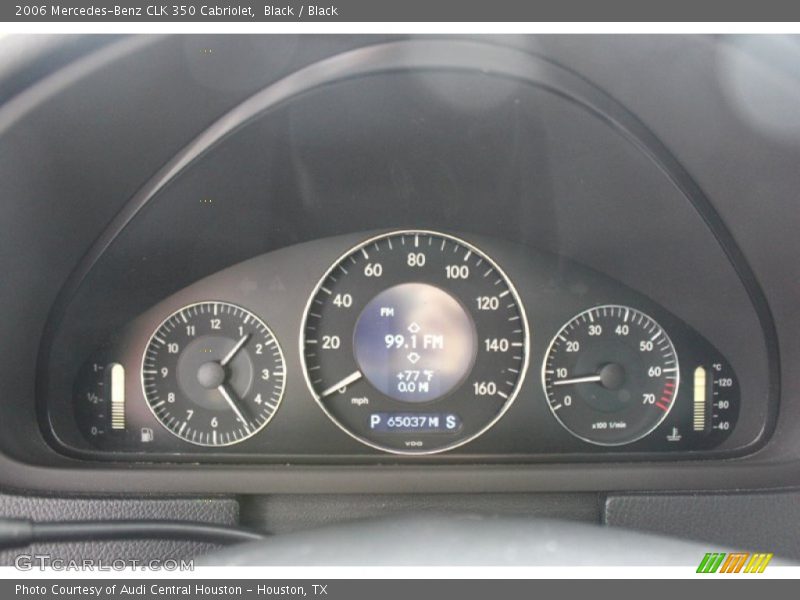 Black / Black 2006 Mercedes-Benz CLK 350 Cabriolet