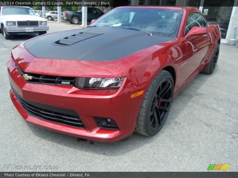 Red Rock Metallic / Black 2014 Chevrolet Camaro SS Coupe