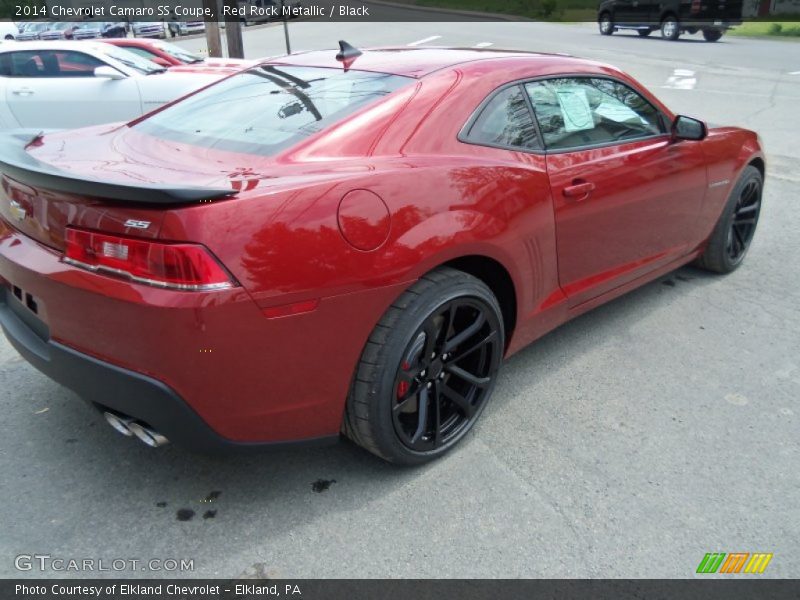 Red Rock Metallic / Black 2014 Chevrolet Camaro SS Coupe