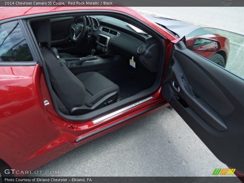 Red Rock Metallic / Black 2014 Chevrolet Camaro SS Coupe