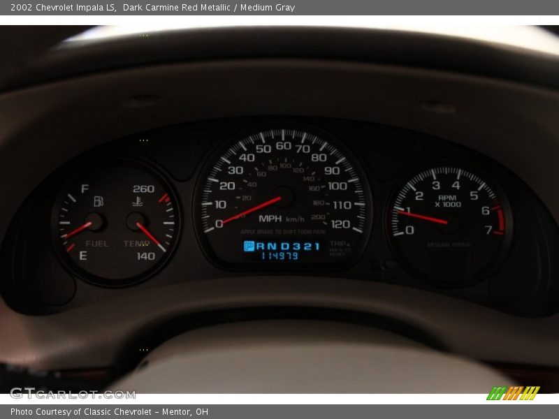  2002 Impala LS LS Gauges