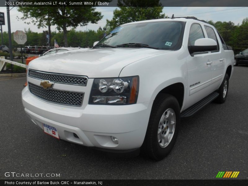 Summit White / Ebony 2011 Chevrolet Avalanche LT 4x4