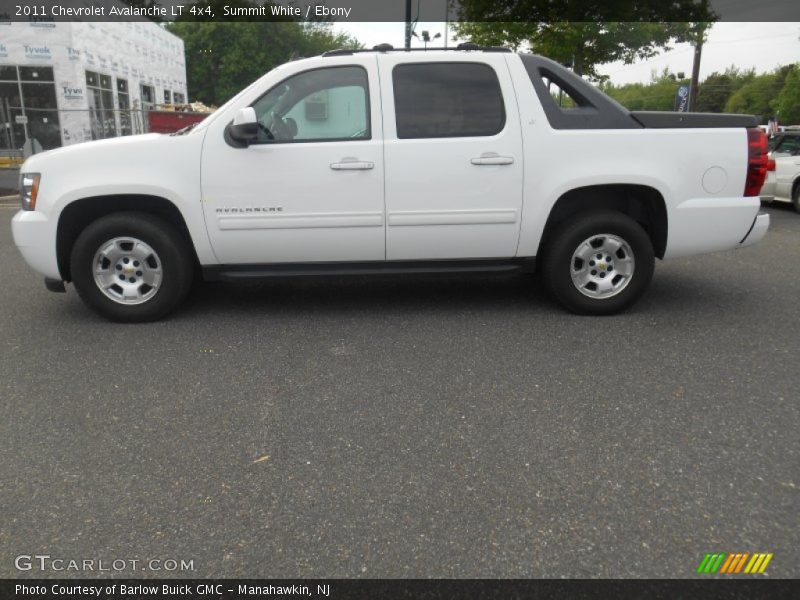 Summit White / Ebony 2011 Chevrolet Avalanche LT 4x4