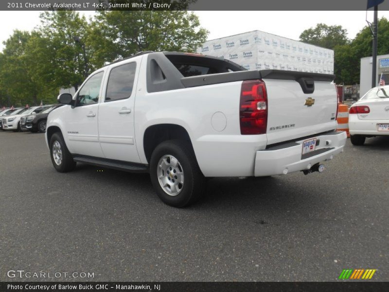 Summit White / Ebony 2011 Chevrolet Avalanche LT 4x4