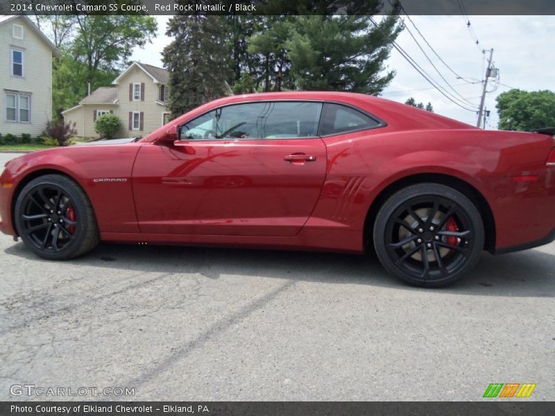 Red Rock Metallic / Black 2014 Chevrolet Camaro SS Coupe