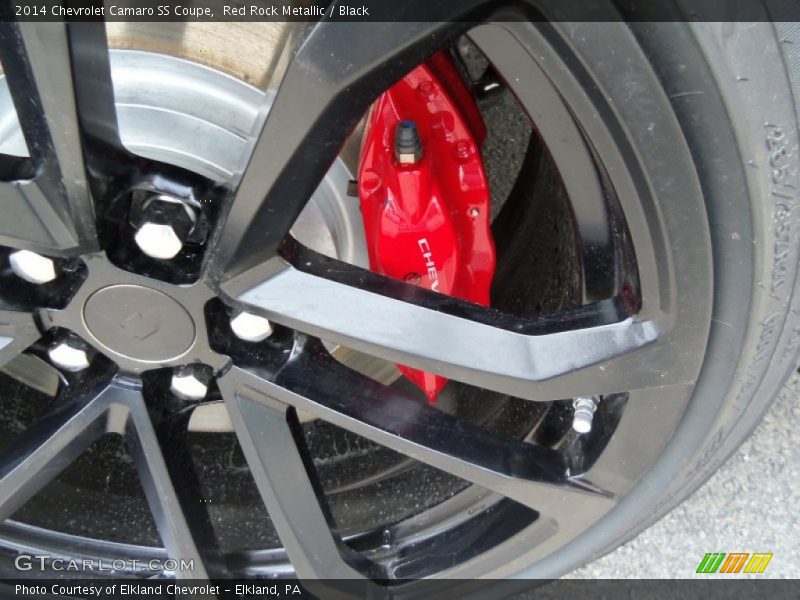 Red Rock Metallic / Black 2014 Chevrolet Camaro SS Coupe
