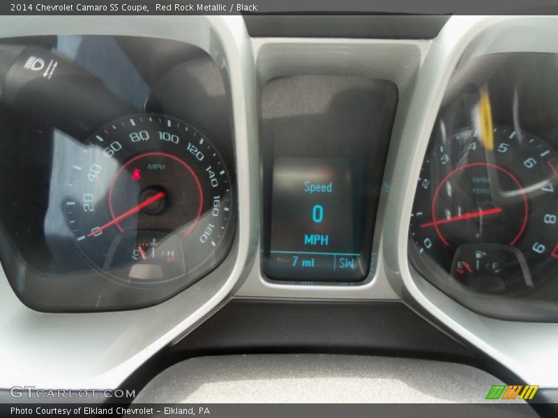 Red Rock Metallic / Black 2014 Chevrolet Camaro SS Coupe