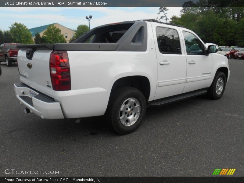 Summit White / Ebony 2011 Chevrolet Avalanche LT 4x4