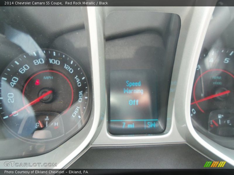 Red Rock Metallic / Black 2014 Chevrolet Camaro SS Coupe