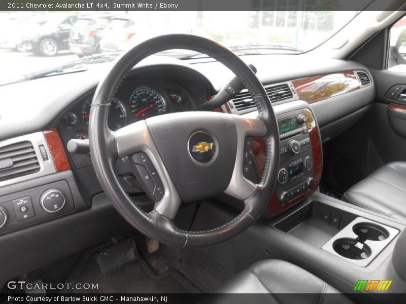 Summit White / Ebony 2011 Chevrolet Avalanche LT 4x4