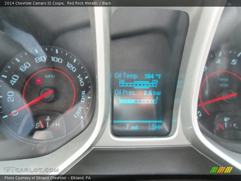 Red Rock Metallic / Black 2014 Chevrolet Camaro SS Coupe