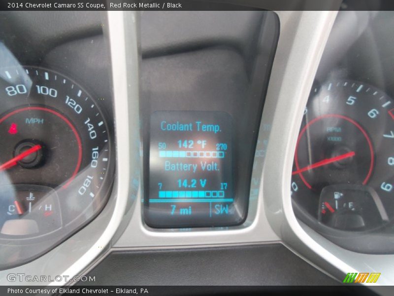 Red Rock Metallic / Black 2014 Chevrolet Camaro SS Coupe