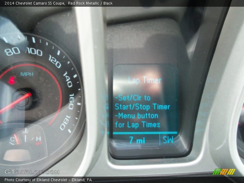 Red Rock Metallic / Black 2014 Chevrolet Camaro SS Coupe