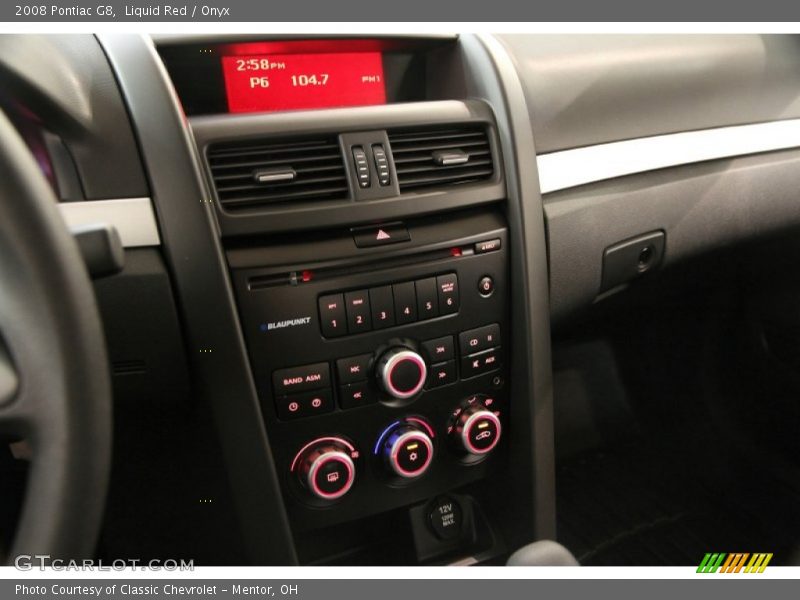 Liquid Red / Onyx 2008 Pontiac G8