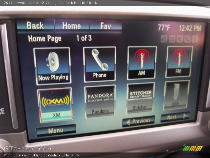 Red Rock Metallic / Black 2014 Chevrolet Camaro SS Coupe