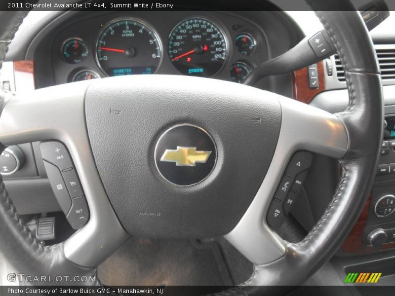 Summit White / Ebony 2011 Chevrolet Avalanche LT 4x4