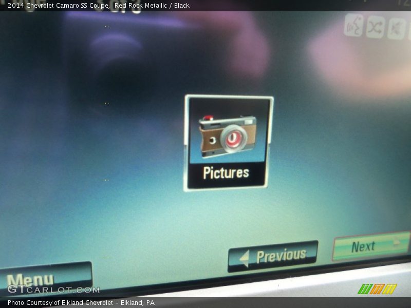 Red Rock Metallic / Black 2014 Chevrolet Camaro SS Coupe