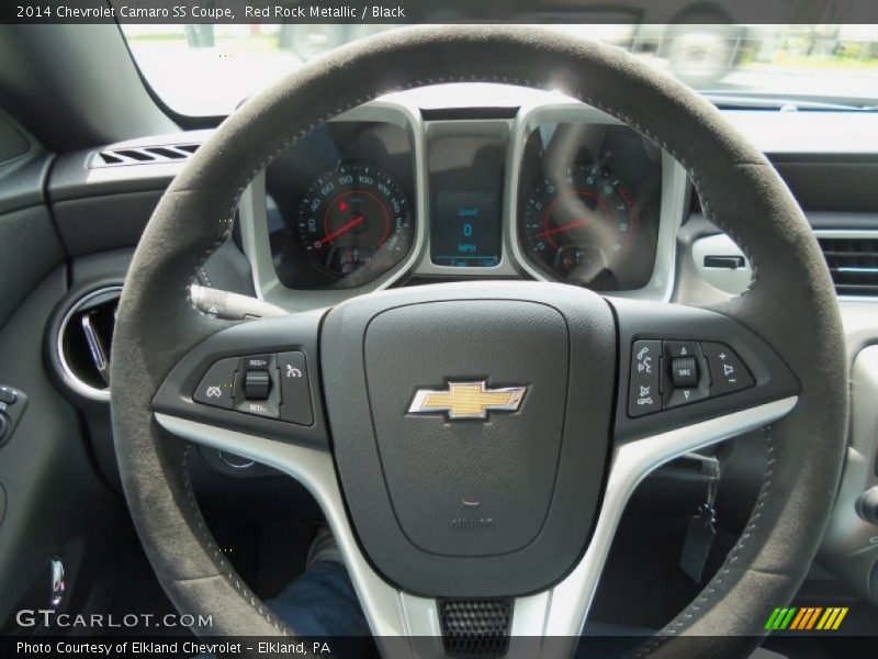 Red Rock Metallic / Black 2014 Chevrolet Camaro SS Coupe