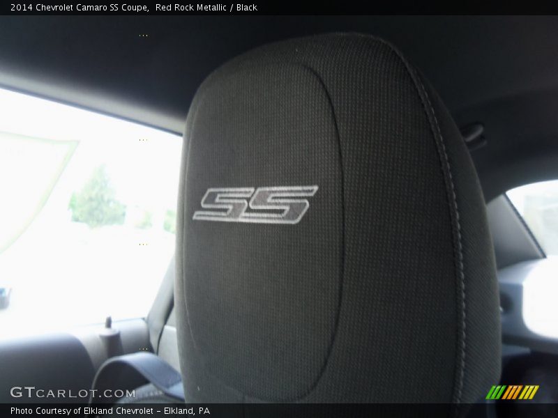 Red Rock Metallic / Black 2014 Chevrolet Camaro SS Coupe