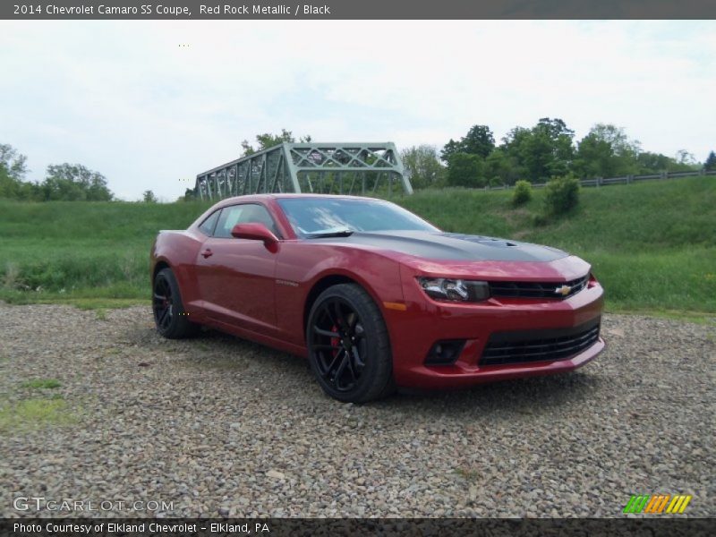 Red Rock Metallic / Black 2014 Chevrolet Camaro SS Coupe