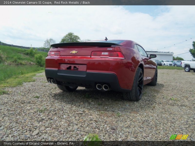 Red Rock Metallic / Black 2014 Chevrolet Camaro SS Coupe