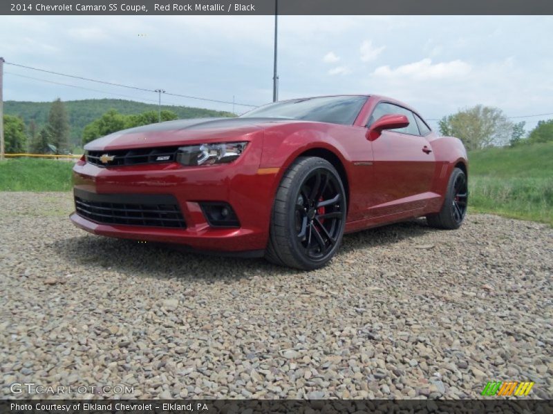 Red Rock Metallic / Black 2014 Chevrolet Camaro SS Coupe