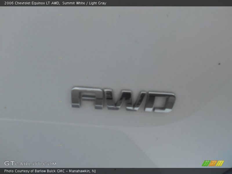 Summit White / Light Gray 2006 Chevrolet Equinox LT AWD