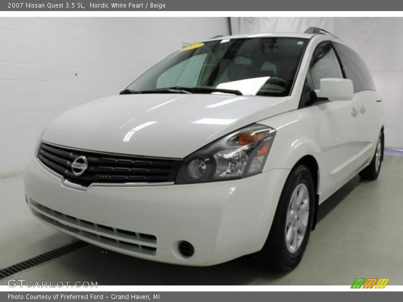 Nordic White Pearl / Beige 2007 Nissan Quest 3.5 SL