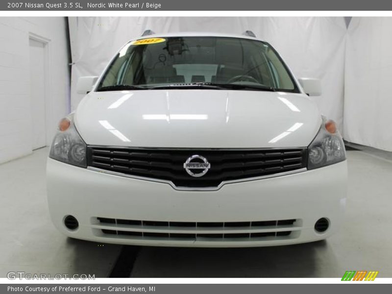 Nordic White Pearl / Beige 2007 Nissan Quest 3.5 SL