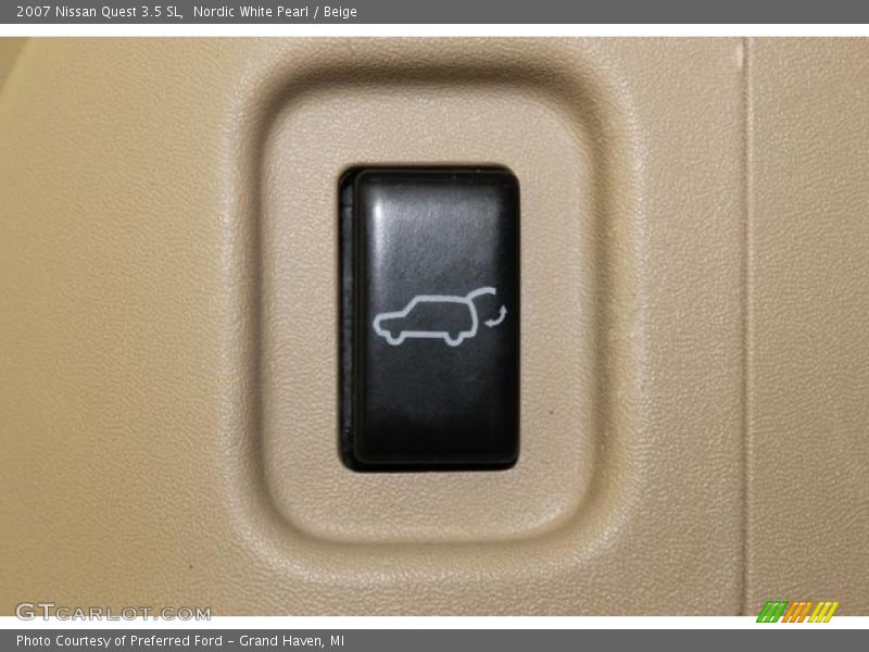 Nordic White Pearl / Beige 2007 Nissan Quest 3.5 SL