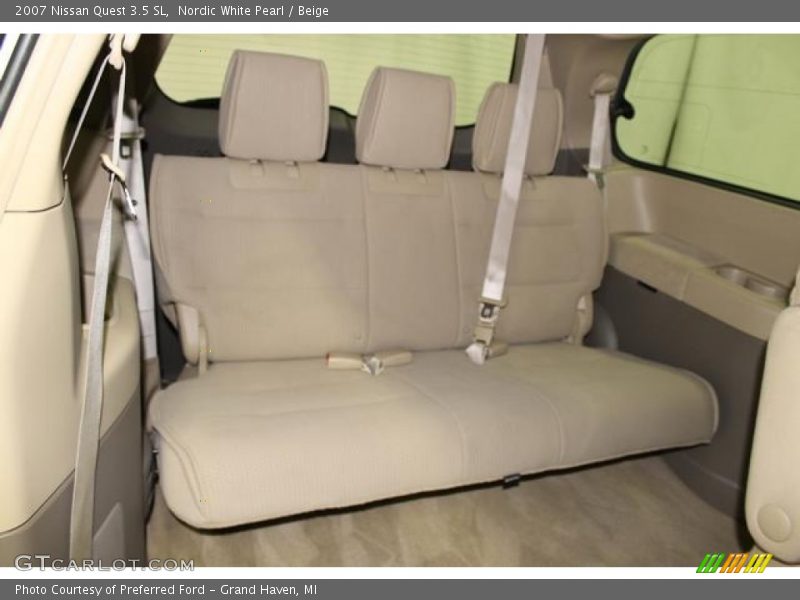 Nordic White Pearl / Beige 2007 Nissan Quest 3.5 SL