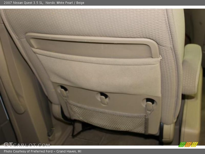 Nordic White Pearl / Beige 2007 Nissan Quest 3.5 SL