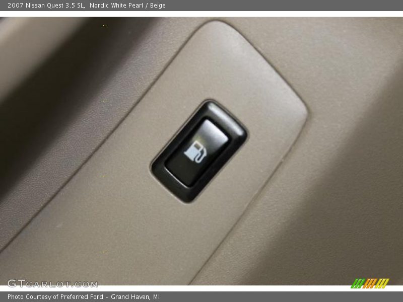 Nordic White Pearl / Beige 2007 Nissan Quest 3.5 SL