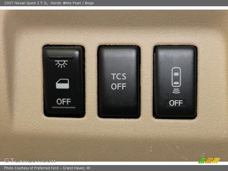 Nordic White Pearl / Beige 2007 Nissan Quest 3.5 SL