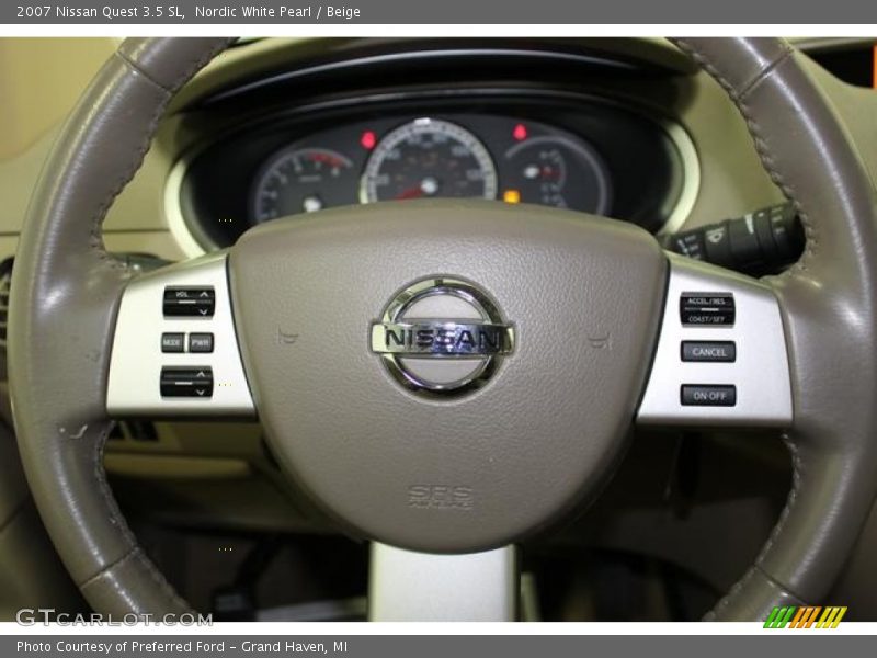 Nordic White Pearl / Beige 2007 Nissan Quest 3.5 SL