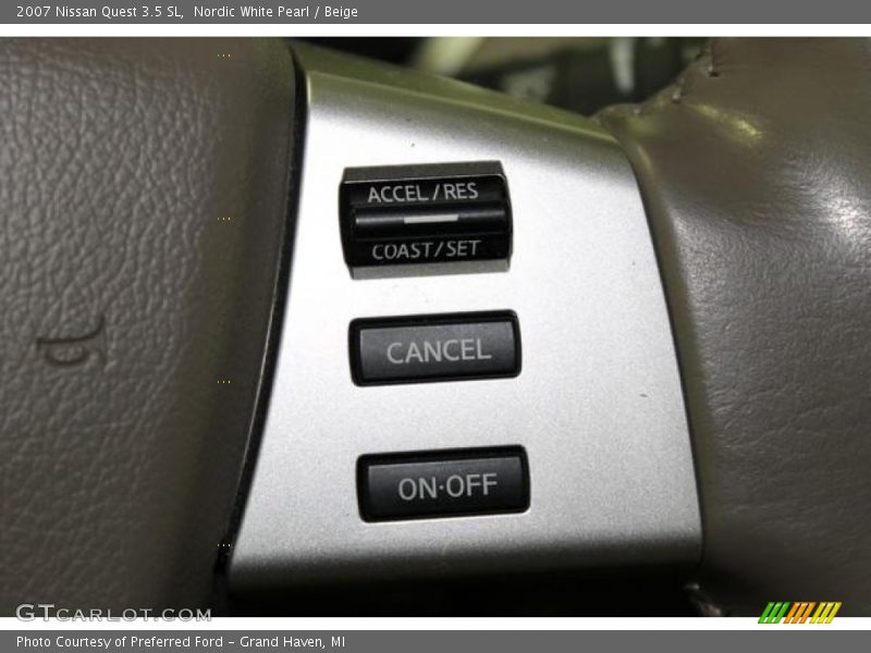 Nordic White Pearl / Beige 2007 Nissan Quest 3.5 SL
