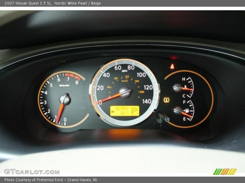 Nordic White Pearl / Beige 2007 Nissan Quest 3.5 SL