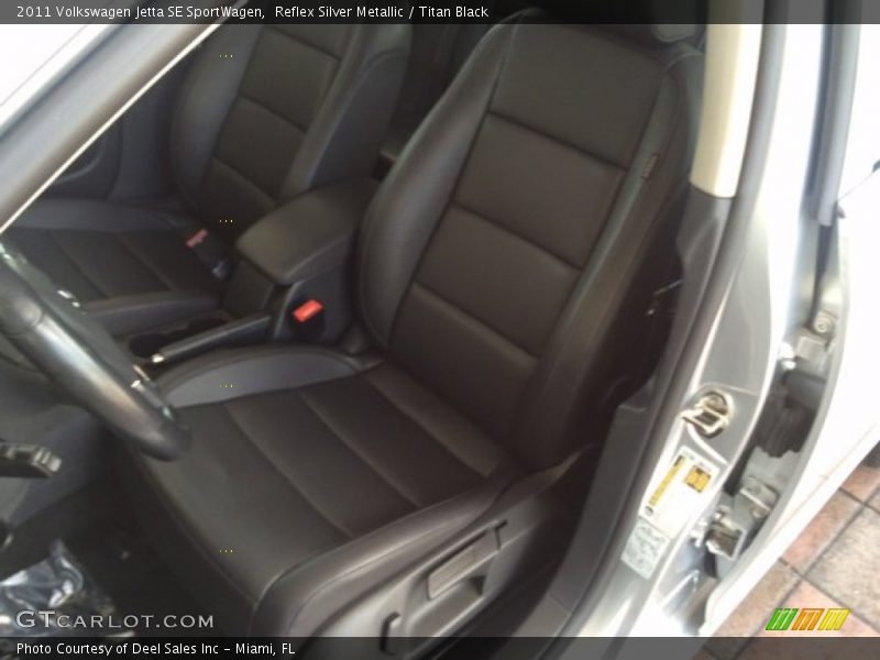 Reflex Silver Metallic / Titan Black 2011 Volkswagen Jetta SE SportWagen