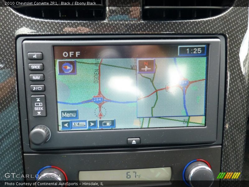 Navigation of 2010 Corvette ZR1