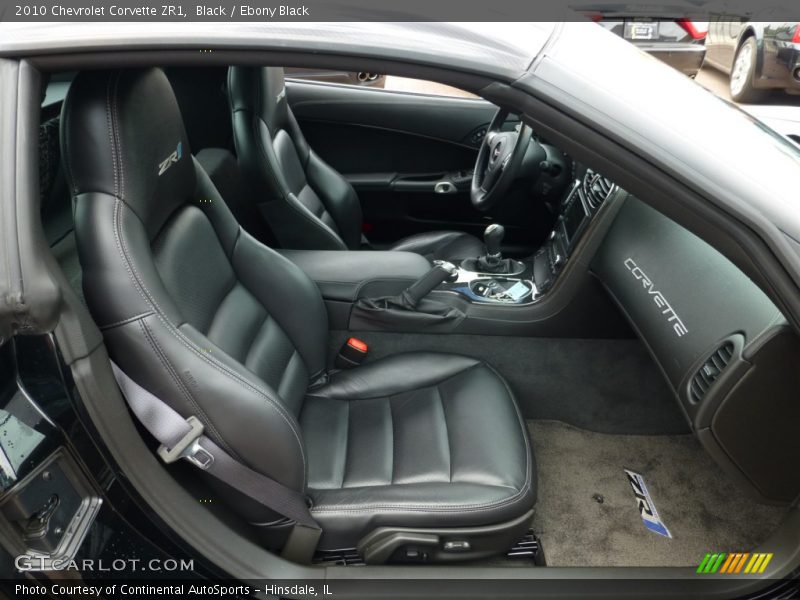 Front Seat of 2010 Corvette ZR1