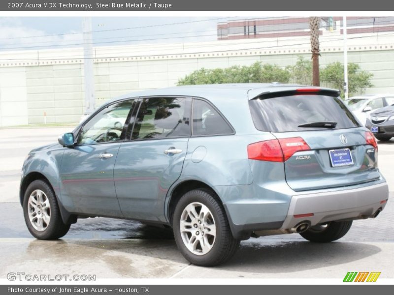 Steel Blue Metallic / Taupe 2007 Acura MDX Technology
