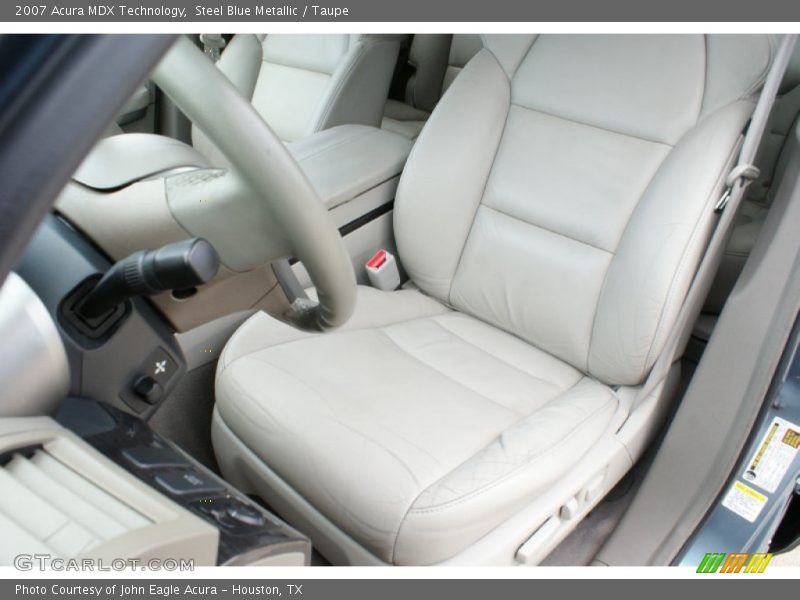 Steel Blue Metallic / Taupe 2007 Acura MDX Technology