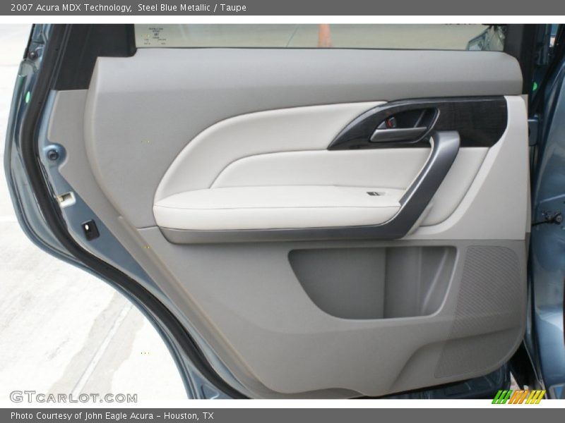 Steel Blue Metallic / Taupe 2007 Acura MDX Technology