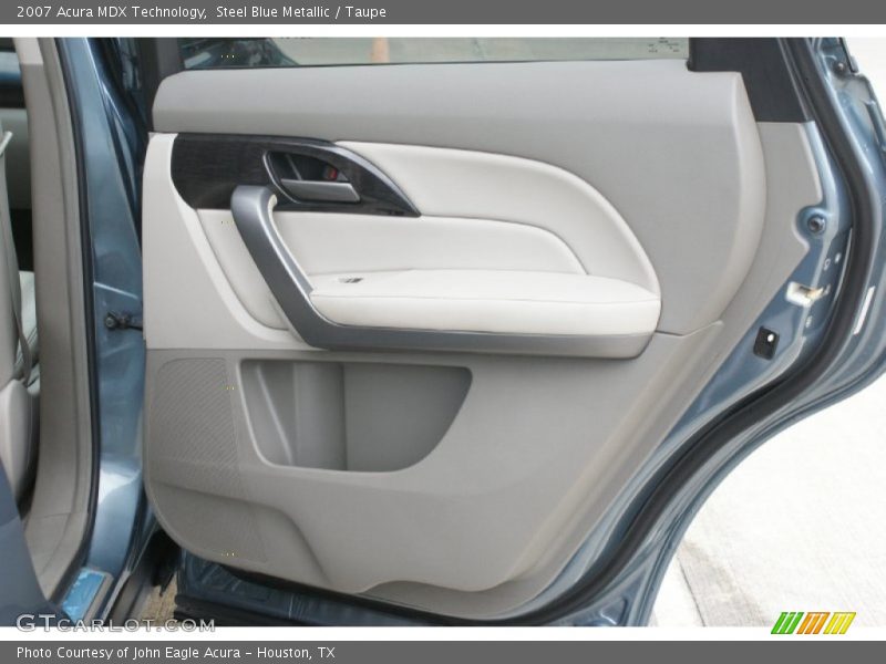 Steel Blue Metallic / Taupe 2007 Acura MDX Technology