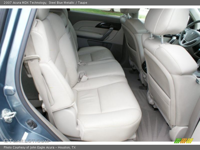 Steel Blue Metallic / Taupe 2007 Acura MDX Technology