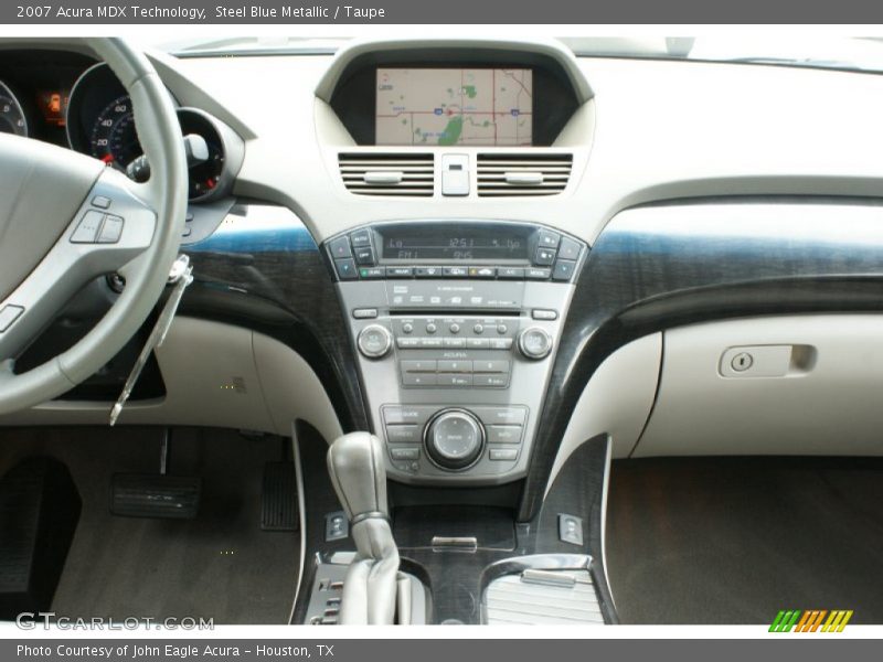 Steel Blue Metallic / Taupe 2007 Acura MDX Technology