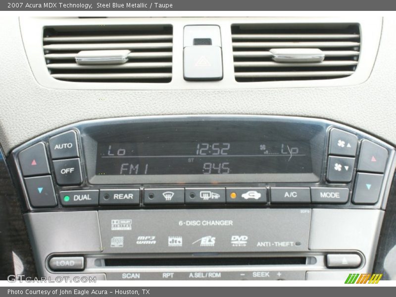 Steel Blue Metallic / Taupe 2007 Acura MDX Technology