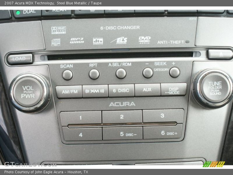 Steel Blue Metallic / Taupe 2007 Acura MDX Technology