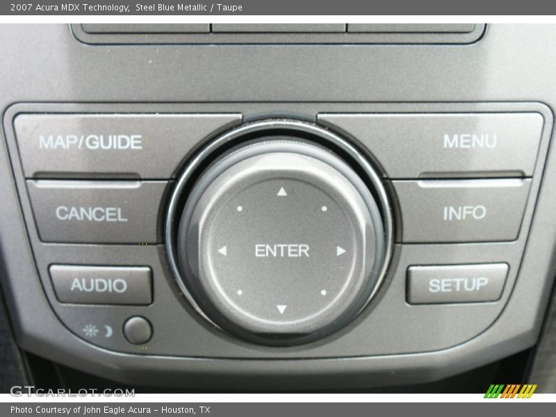 Steel Blue Metallic / Taupe 2007 Acura MDX Technology