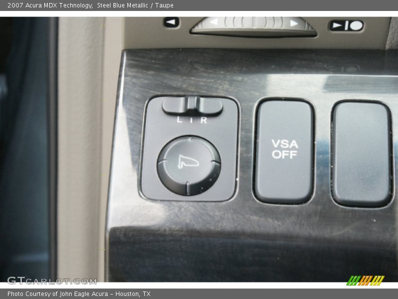 Steel Blue Metallic / Taupe 2007 Acura MDX Technology